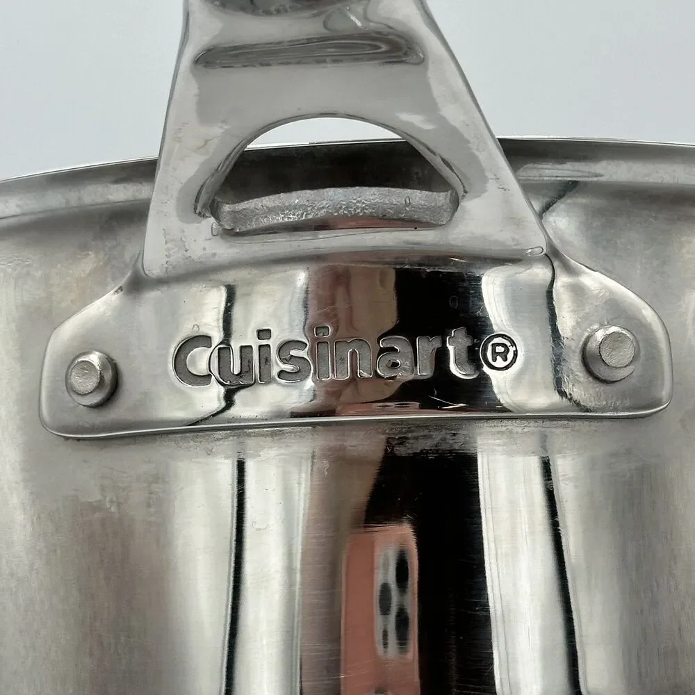 Cuisinart 3 QT Saute Pan Stainless Steel #7719-18PP Induction Ready With Lid - Picture 3 of 8